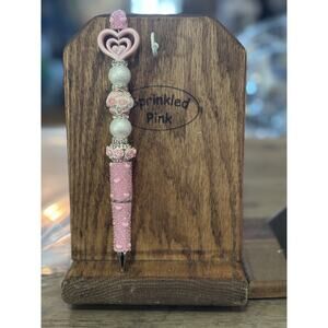 37-21  Handcrafted Extended Length Beaded Pen w/ Refill Ink